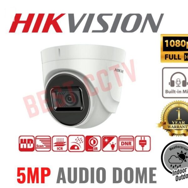 HIKVISION 5MP Audio Dome
