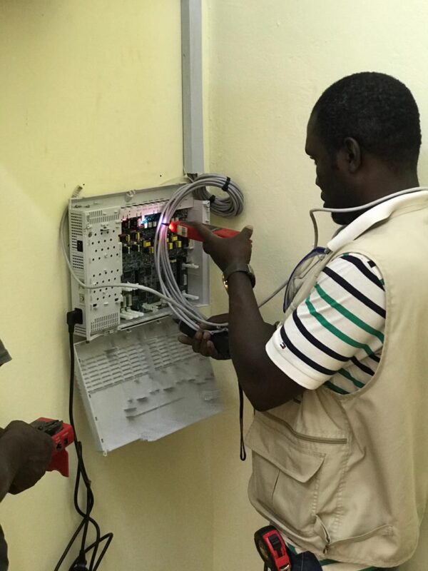 Connection & configuration of Telephony